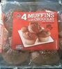 Muffins goût Chocolat aux pépites de chocolat - Product