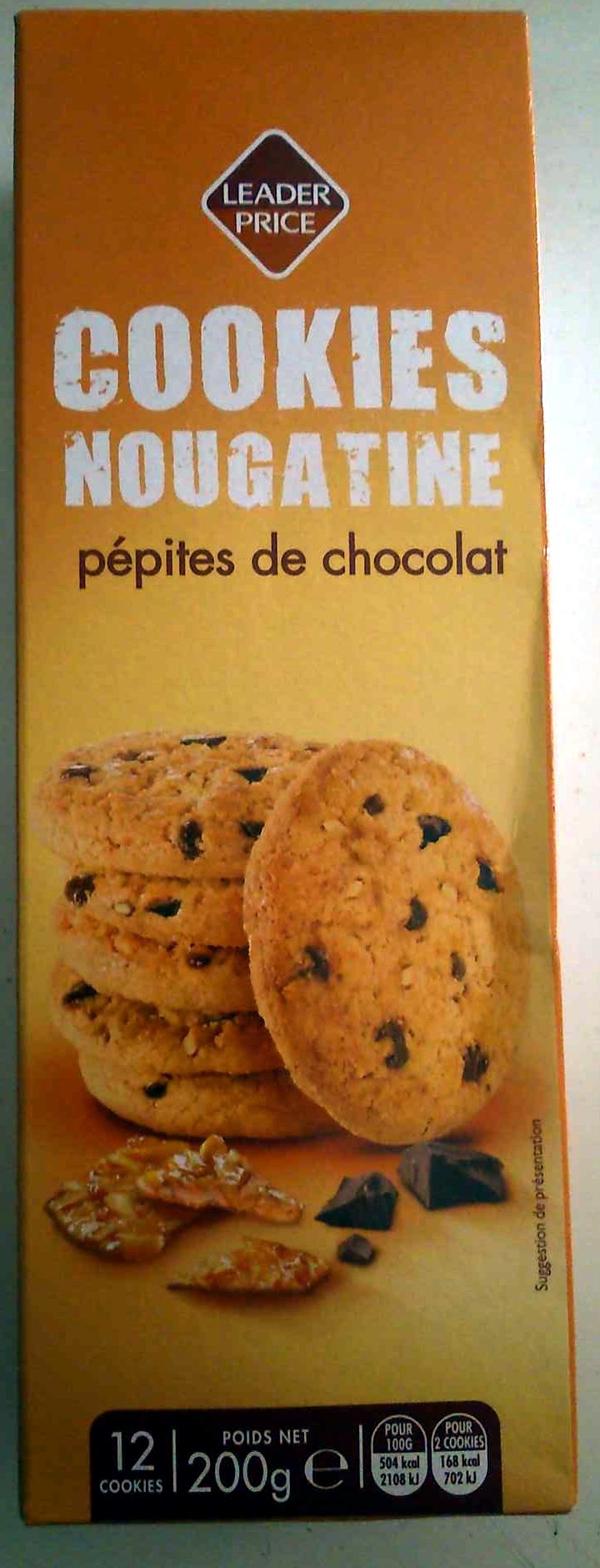 Cookies Nougatine - Product - fr