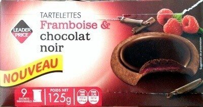 Tartelettes Framboise & chocolat noir - Produit
