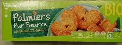 Palmiers pur beurre bio - Product - fr