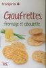 Gaufrettes fromage et ciboulette - Produkt