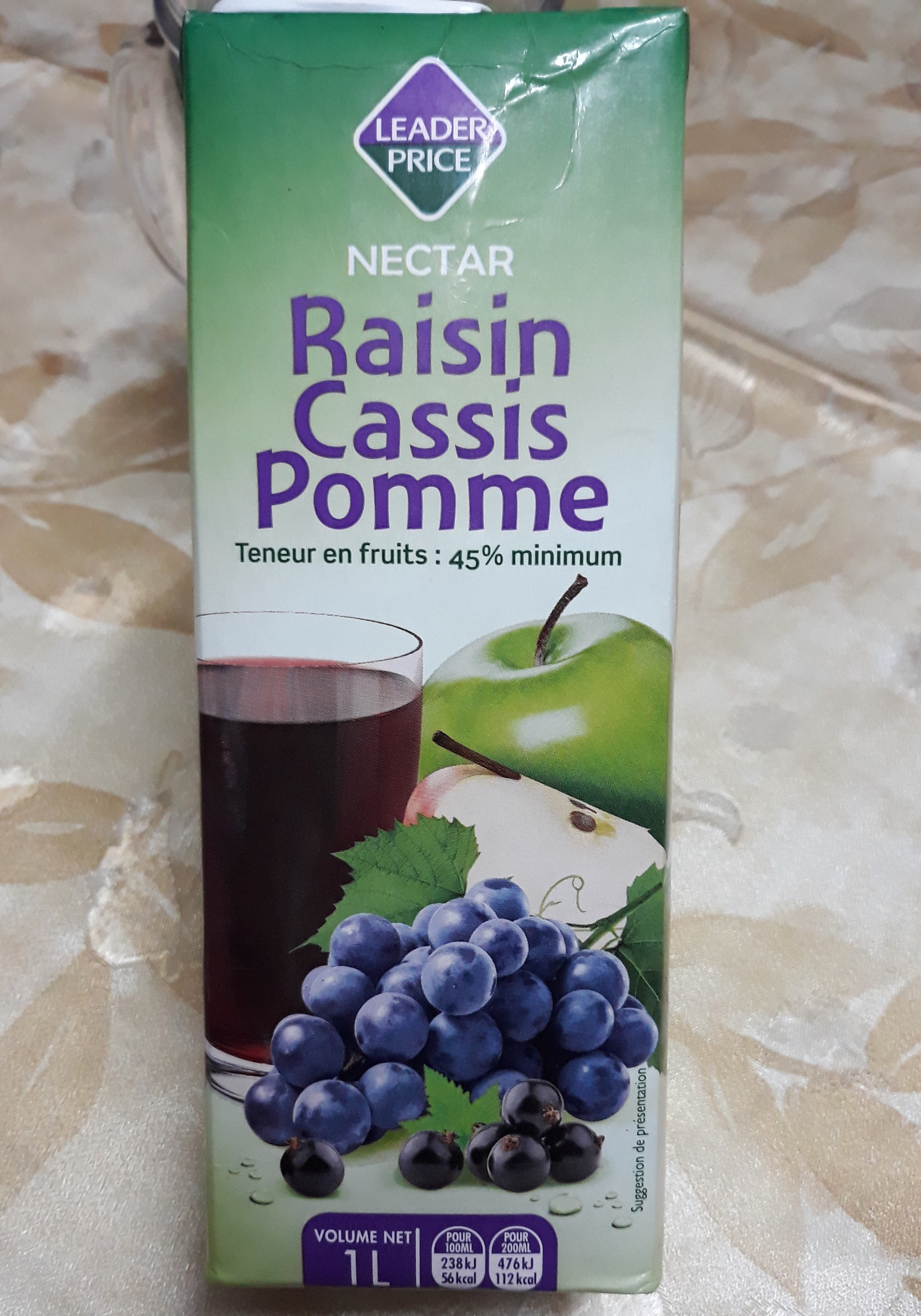 Nectar Raisins Cassis Pommes - Product - fr