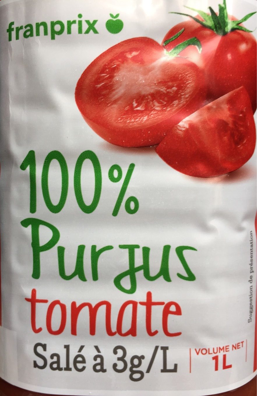 100% pur jus tomate - Produit