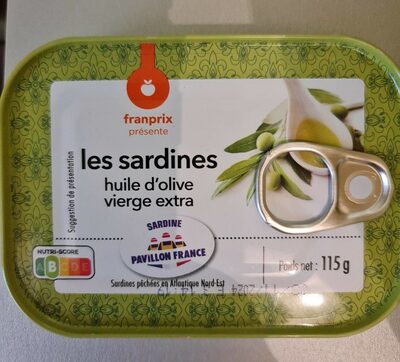 Sardines huie d'olive vierge extra - Produit