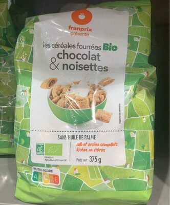 Les cereales fourrees bio chocolat et noisette - Produkt - fr