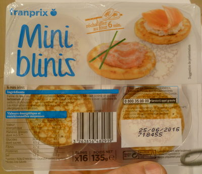 Mini Blinis - Produkt - fr