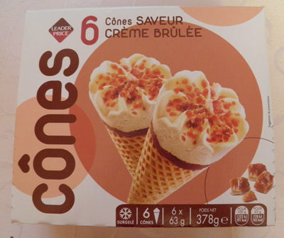 Cônes Saveur Crème brûlée - Product - fr