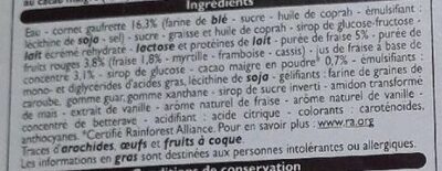 6 Cônes Vanille-Fraise - Ingredients - fr