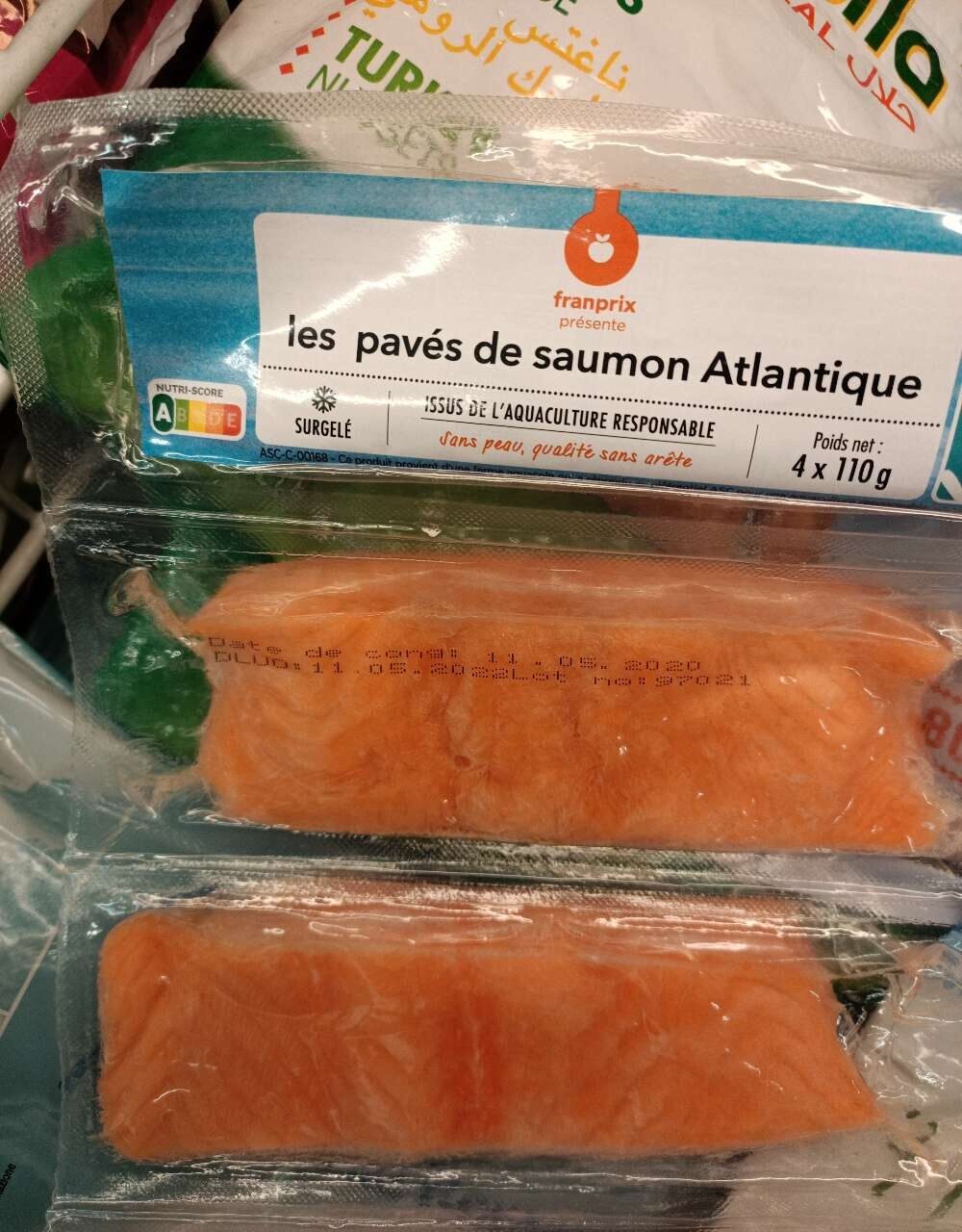 Pavé de saumon - Produit - en
