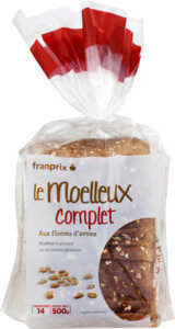 pain de mie complet flocons d avoine - Product - fr