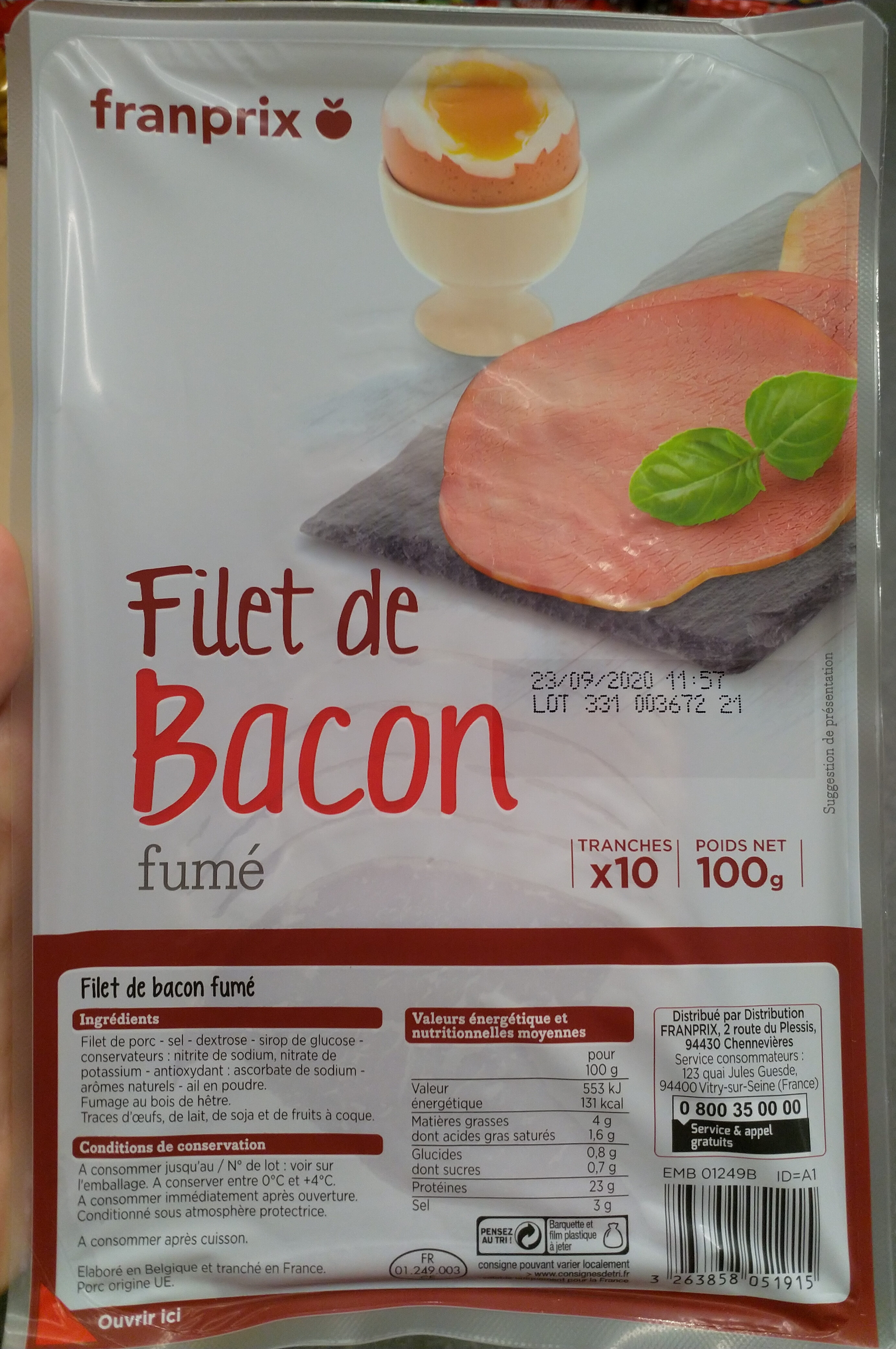 Filet de Bacon - Product - fr