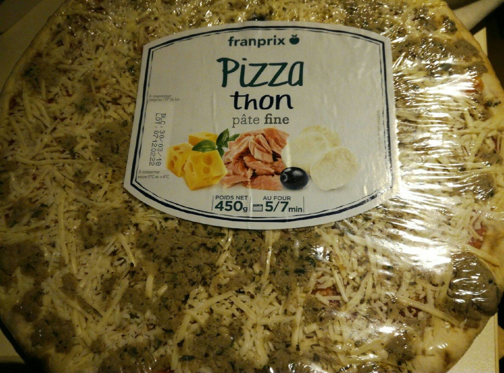 Pizza thon pâte fine - Produit