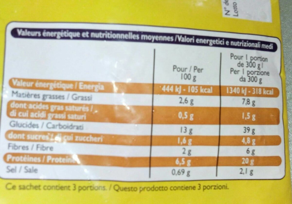 Paella royale - Voedingswaarden - fr