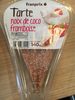 Tarte noix de coco framboise - Product