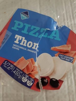 Pizza thon mozzarella, emmental, olives - Produit