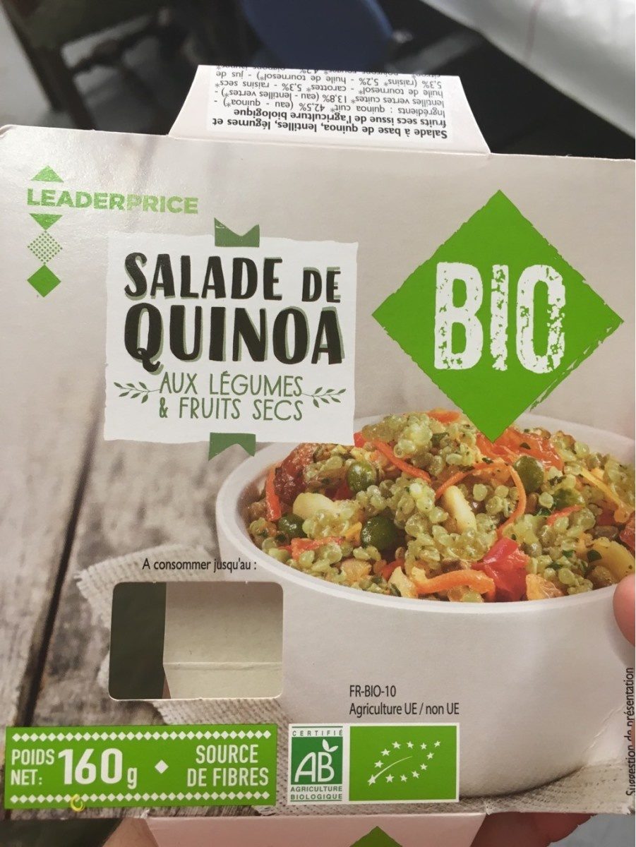 Salade de quinoa aux légumes et fruits secs - Produit