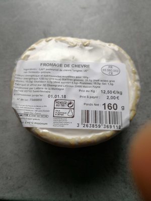 Fromage de chèvre - Product - fr