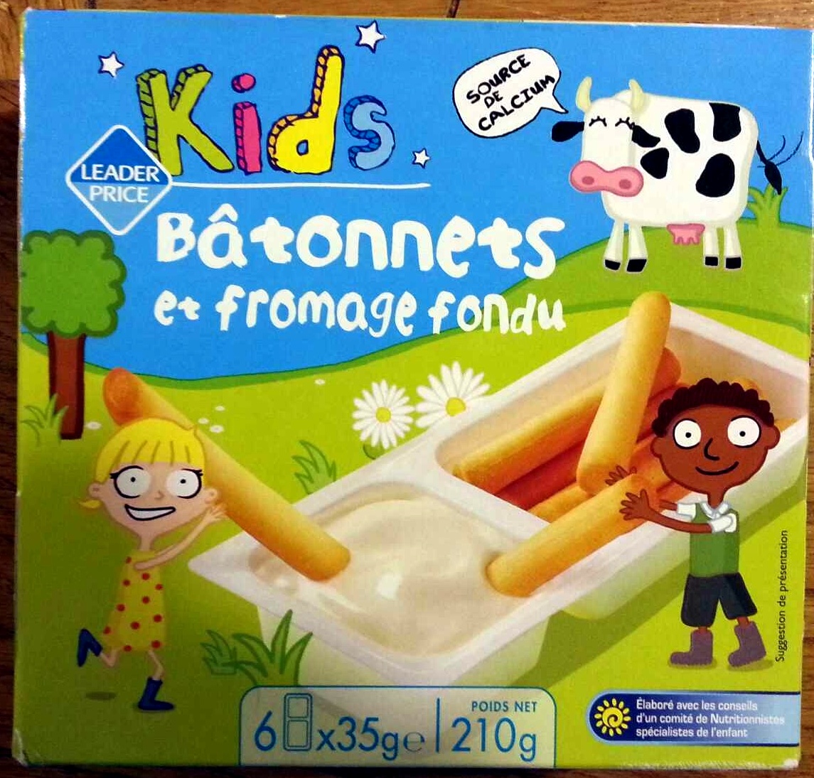 Kids - Bâtonnets et fromage fondu - Product - fr