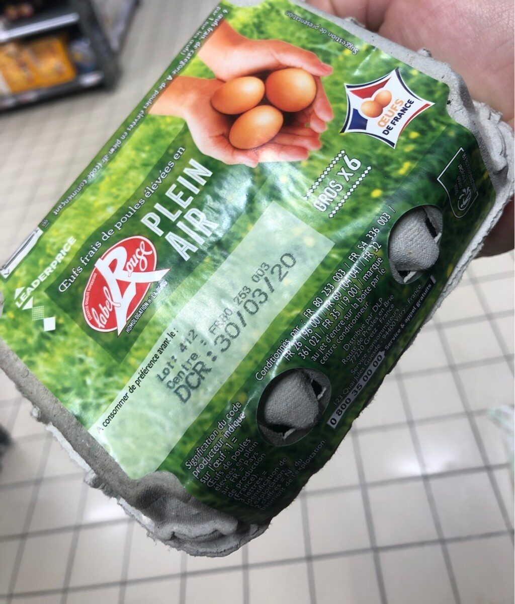 œufs frais plein air - Product - fr