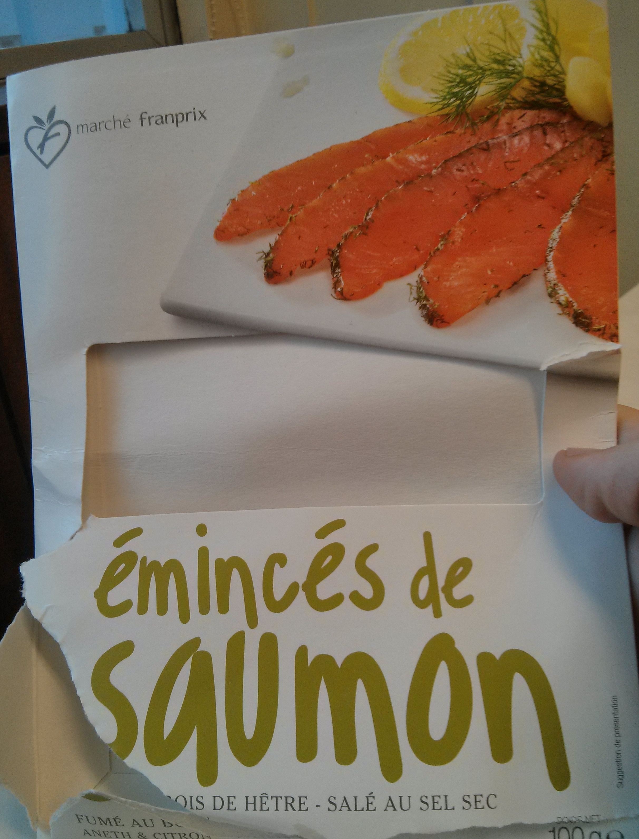 Émincés de saumon - Product - fr