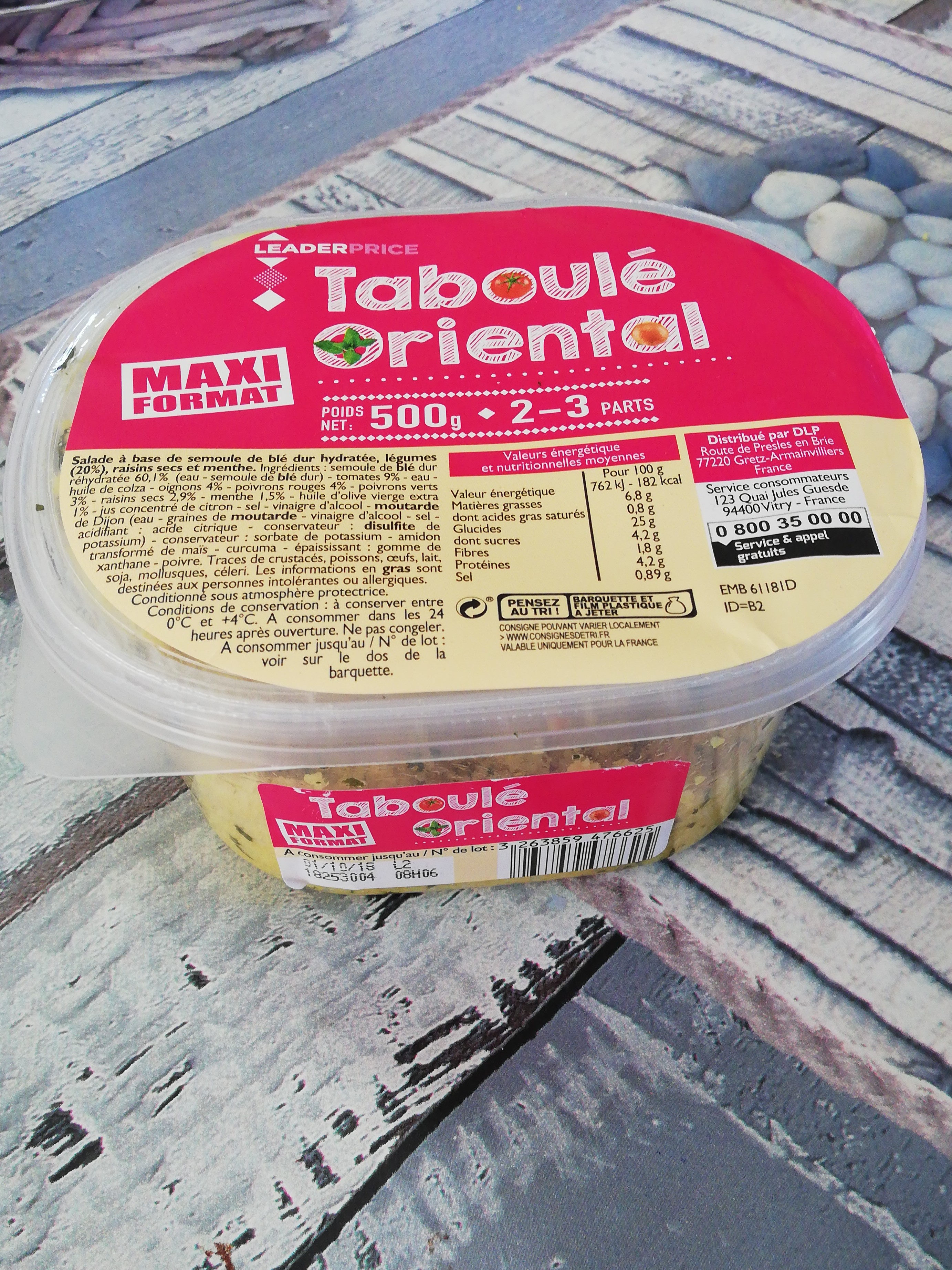 Taboulé Oriental - Produkt - fr