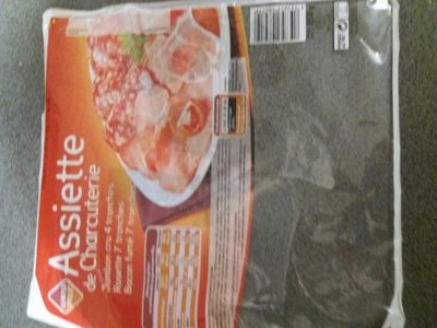 Assiette De Charcuterie 250g Jambon Cru Rosette Bacon Fume - Product