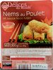 Délices du Monde - Nems au Poulet et sauce Nuoc Mâm - Produit