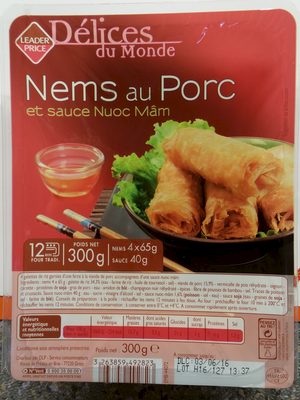Nems de Porc et sauce Nuoc Mâm - نتاج - fr