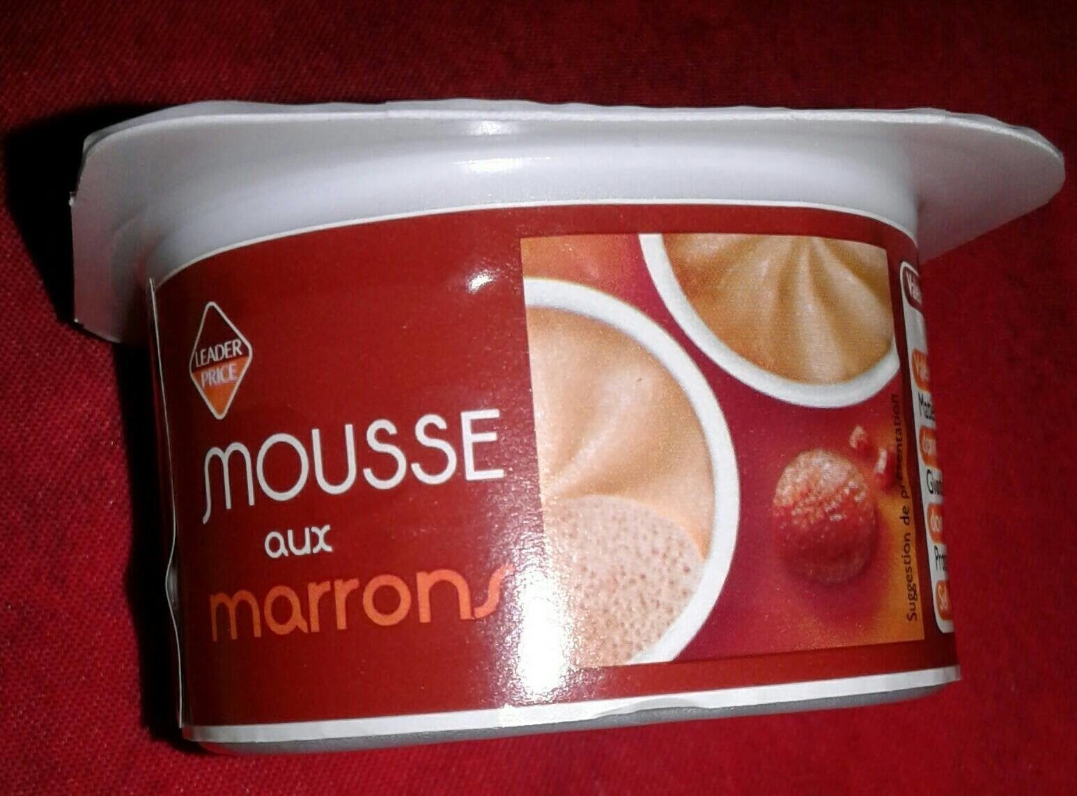 Mousse de marrons - Product - fr