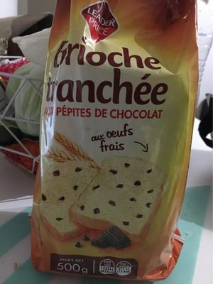 Brioche Tranchée aux Œufs Frais aux Pépites de Chocolat - Product - fr