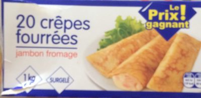 Crêpes Fourrées Jambon Fromage - Produkt - fr