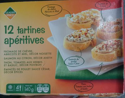 12 Tartines Apéritives - Product - fr