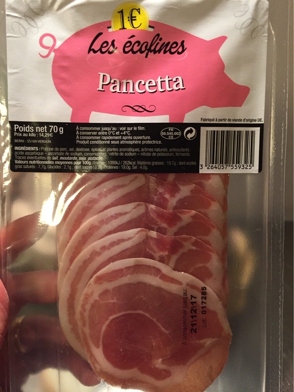 Pancetta - Product - fr