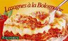 Lasagne à la bolognaise surgelées - Produkt