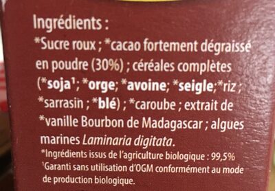 Germacao Bio - Ingrediënten - fr