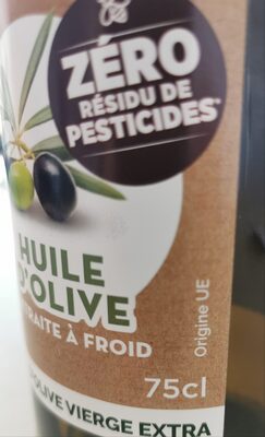 Huile d'olive vierge extra - Bio - Ingrédients