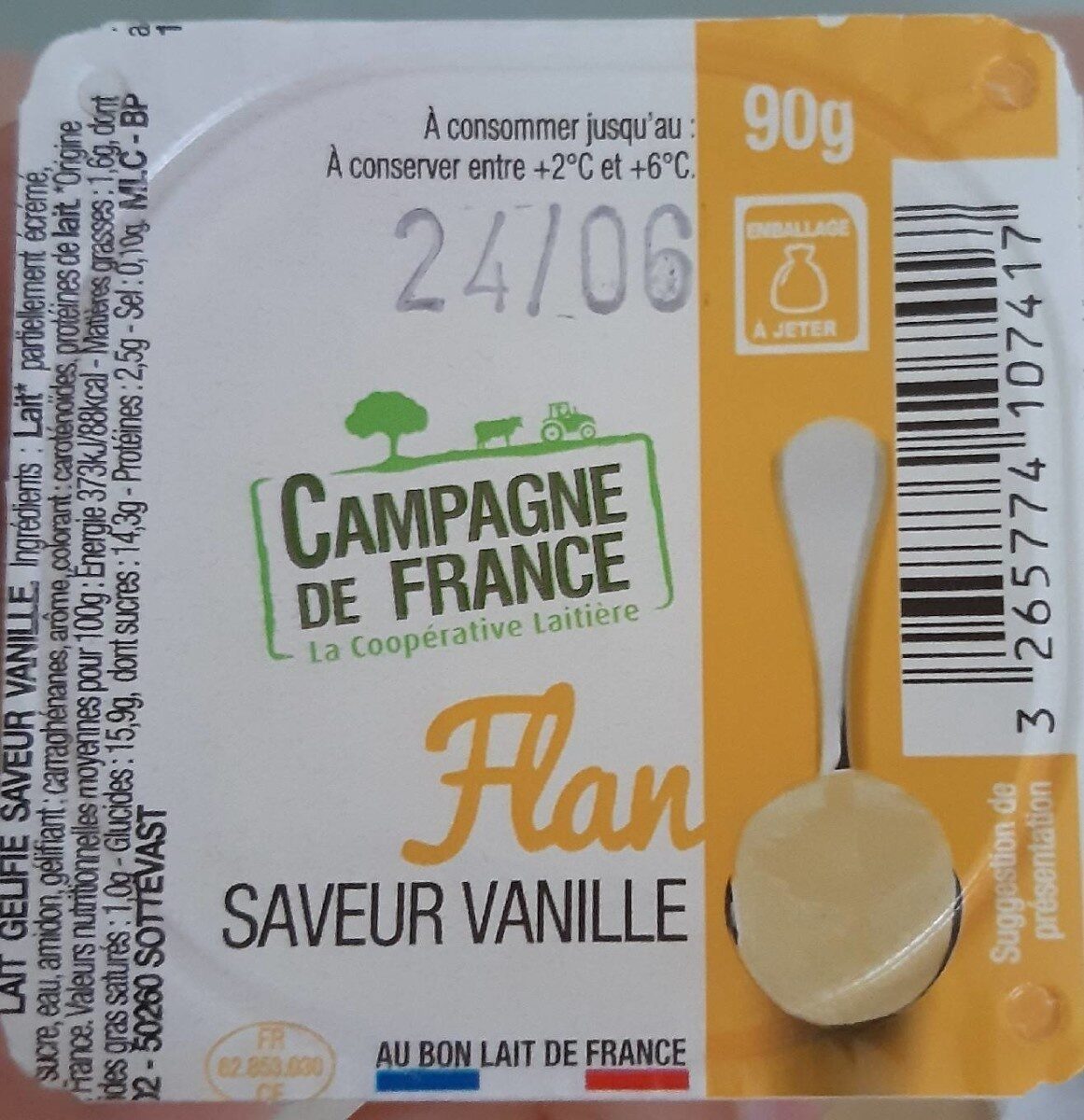 Flan, saveur vanille - Produkt - fr