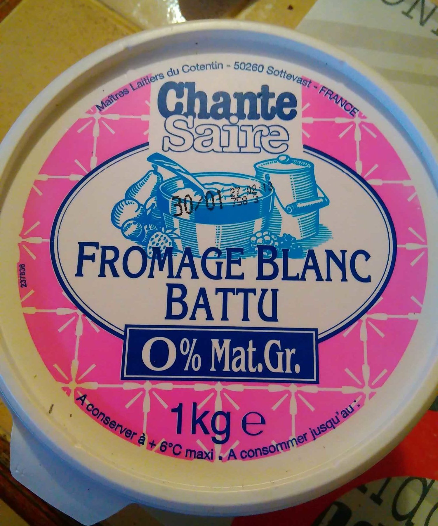 Fromage blanc Battu  0% - Product - fr