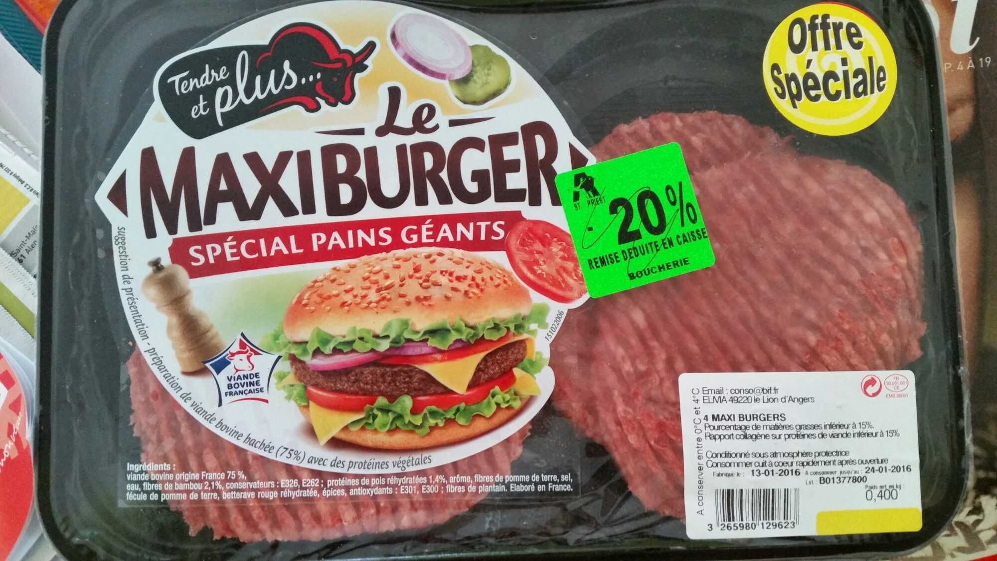 Le maxi Burger - Product - fr