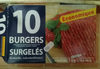 10 burgers surgelés - Product
