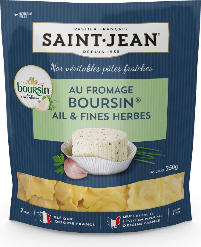 Pâtes farcies Fromage Boursin Ail & fines herbes - Produit