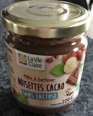 Pate Noisettes Cacao - Produit