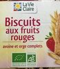 Biscuits aux fruits rouges - Product