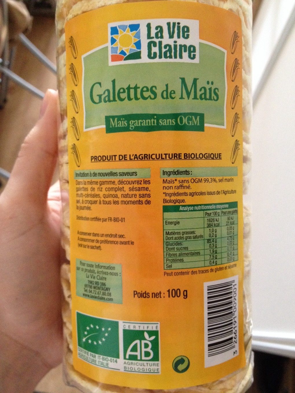 Galette de Maïs - Product - fr
