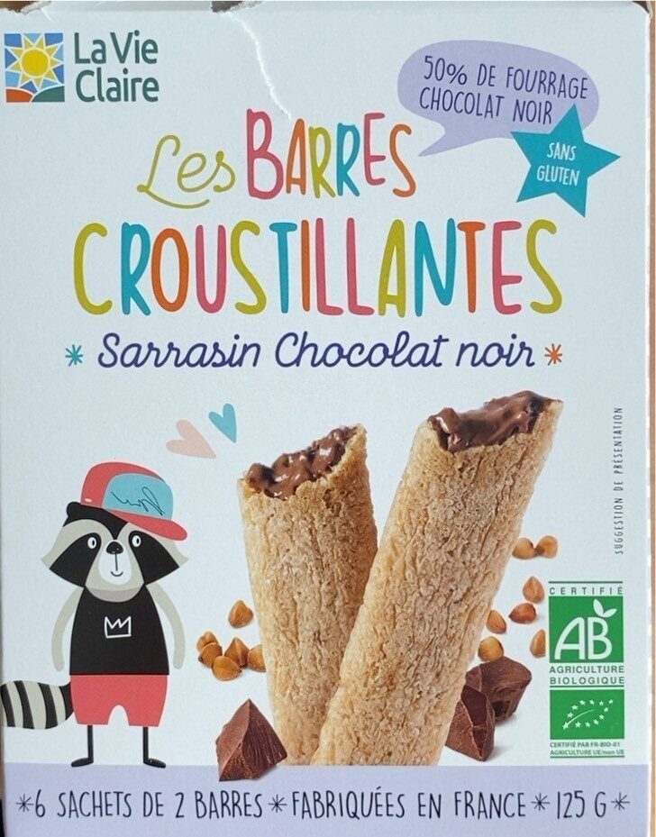 Les barres croustillantes - Sarrasin chocolat noir - Product - fr