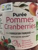 Puree pommes cranberries - Produit