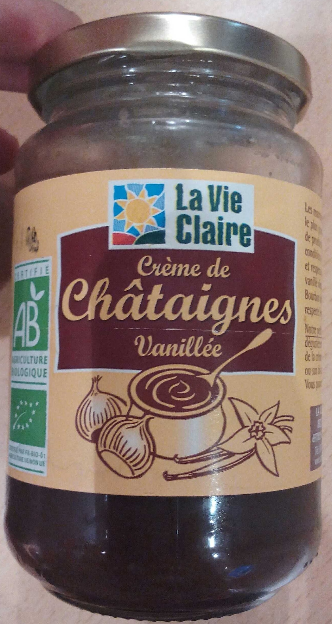 Crème de Châtaignes Vanillées - Produit