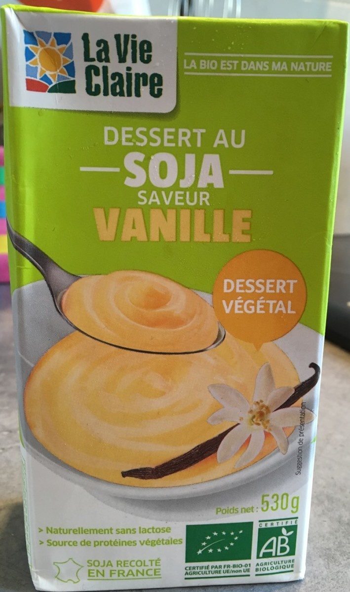 Dessert au soja saveur vanille - Product - fr