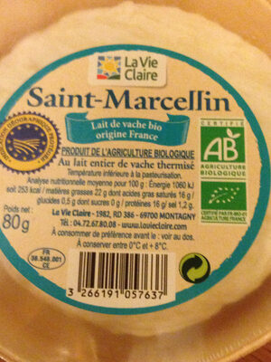 Saint Marcellin - Ingredients - fr