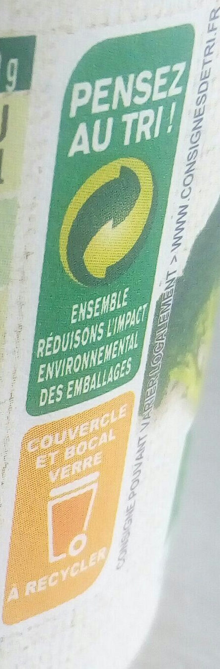 Vegan mayo - Instruction de recyclage et/ou informations d'emballage